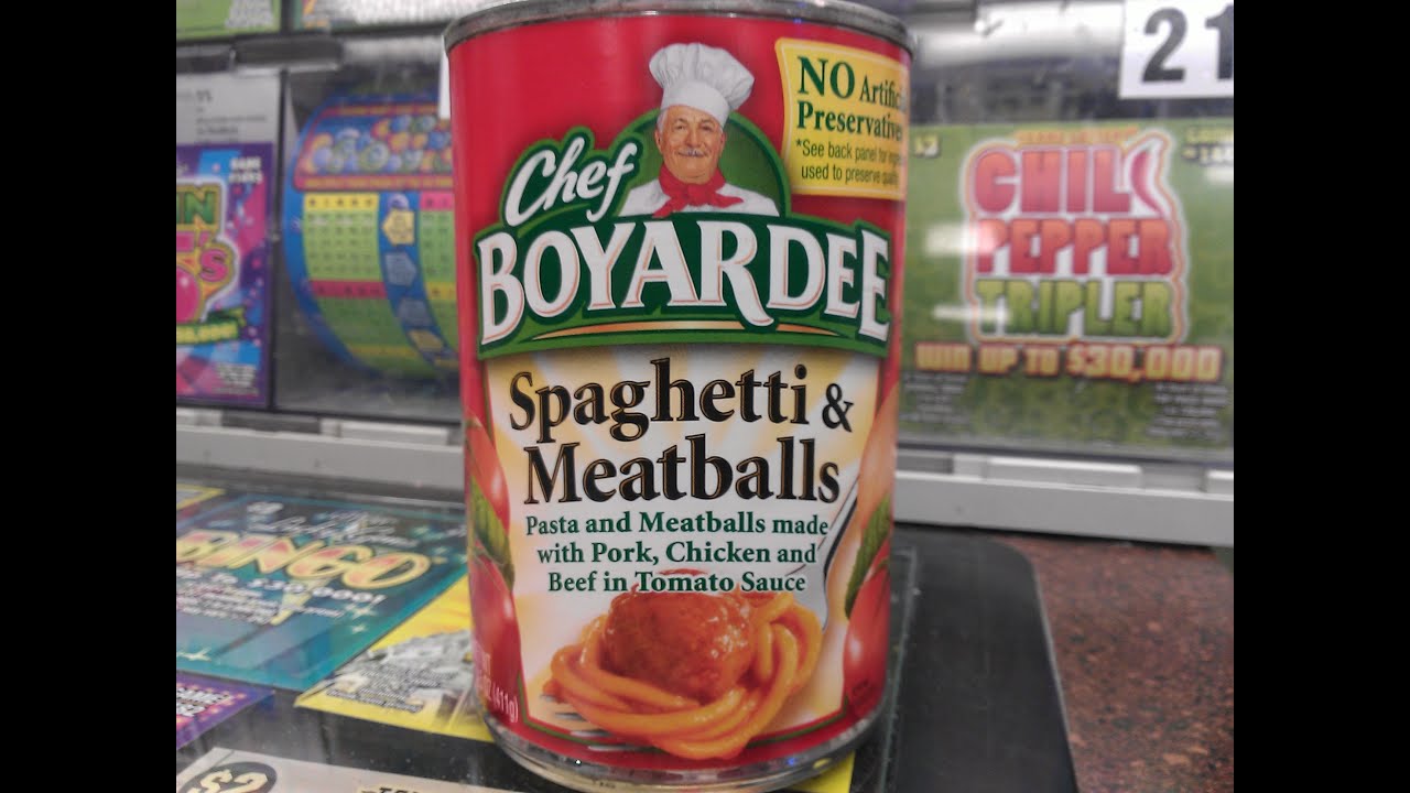 Chef Boyardee Spaghetti Meatballs Review Youtube