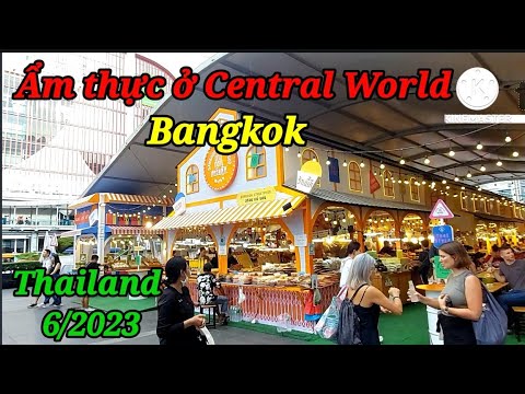 Review food area in Central World mall | Thailand touring 2023