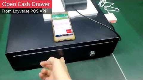 How to open Cash Drawer from Loyverse POS with EastRoyce mini BT printer via Cash Drawer Controller
