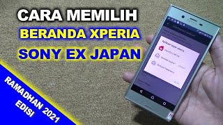 HOW TO CHOOSE THE HOME SCREEN FOR JAPANESE SONY XPERIA DOCOMO, SOFTBANK, AU screenshot 3