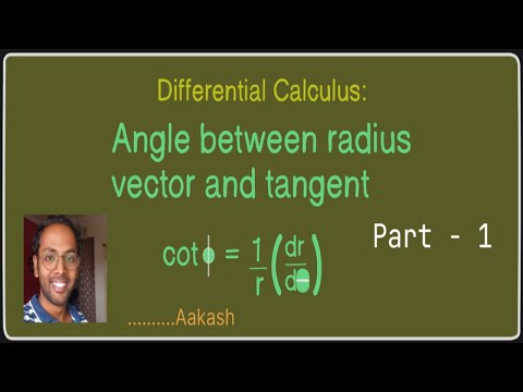 Angle between radius