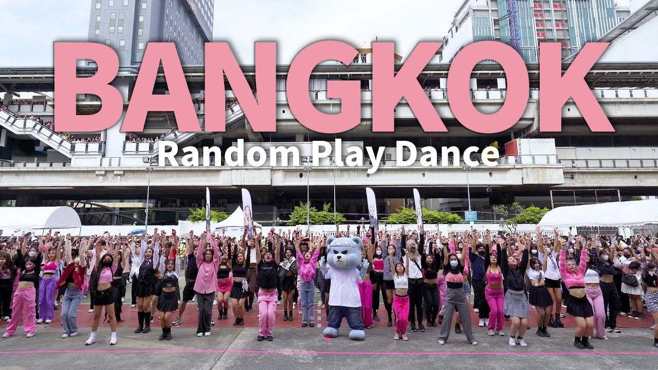 BLACKPINK Random Play Dance with KRUNK 📍BANGKOK
