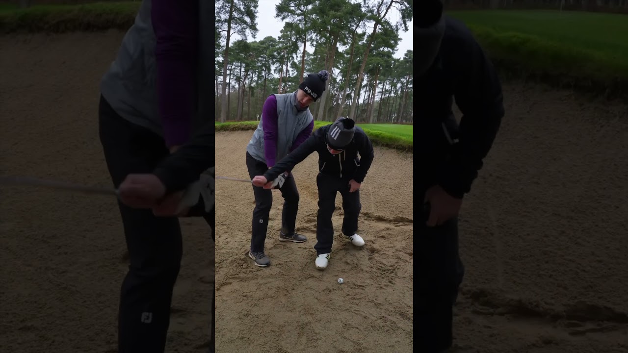 Battling the winter conditions to improve our bunker play!