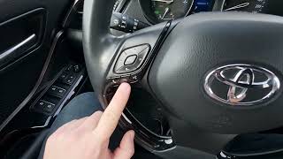 Toyota C-HR I (2016-2023) – Come usare i pulsanti del volante