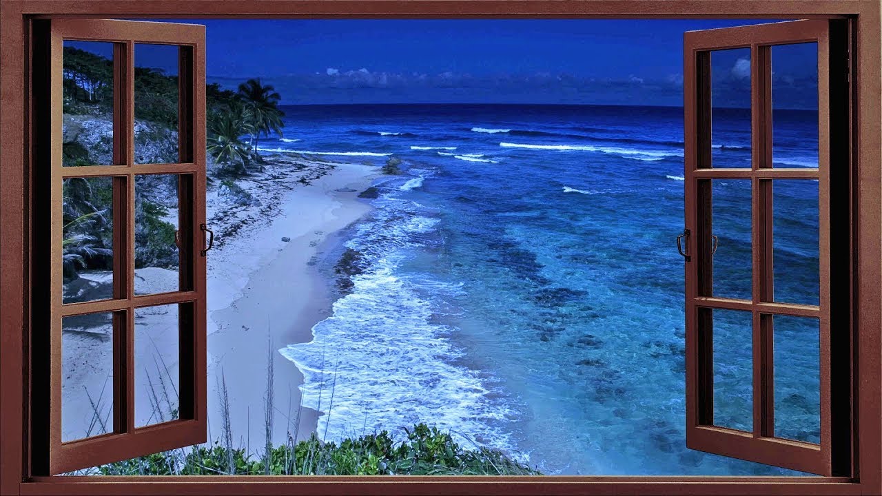 Sleep With Window Open to The Ocean Deep Sleeping Relaxing Ocean