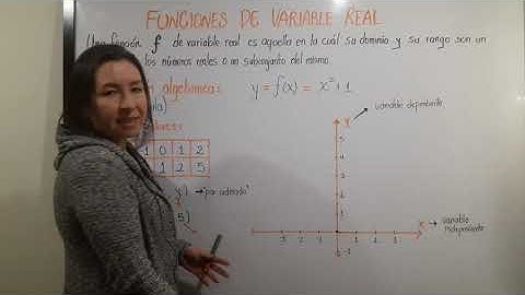 ▶¿Qué es una función de VARIABLE REAL ejemplos? 🌻¿Cómo identificar funciones de variable real?