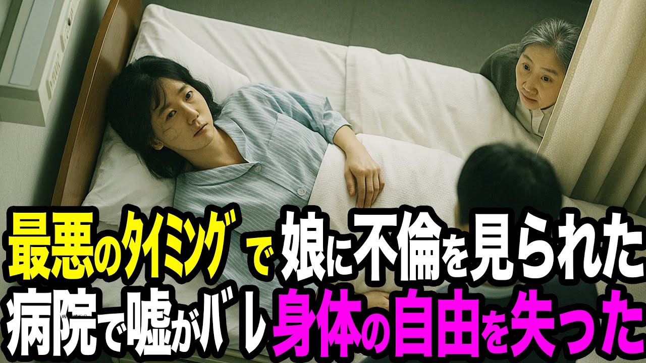 【シタ妻】最悪のタイミングで娘に“不倫現場を目撃”された私…病院で医師と警察の前で嘘が崩壊し、右脚の自由を失った女の転落人生【修羅場朗読】