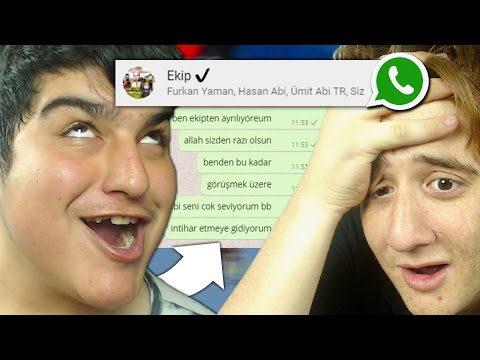 EKİPTEN AYRILIYORUM YAZDI !! - 1 DK WHATSAPP ELE GEÇİRME CHALLENGE !