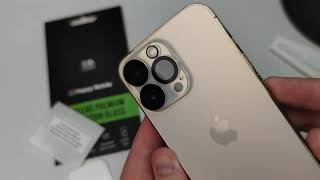 Стекло камеру Happy Mobile Premium Camera Lens iPhone 13 Mini Pro Max |  Установка Тест Обзор