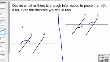 Prove Lines are Parallel (3.3) Geometry