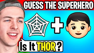 Can You GUESS The MINECRAFT SUPERHERO by EMOJI? (impossible)