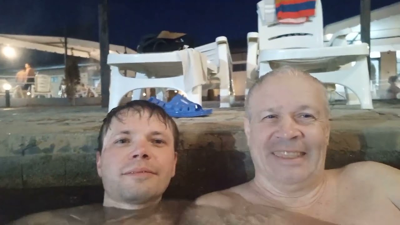 Иссык Куль7. Горячие источники в Чолпан Ата