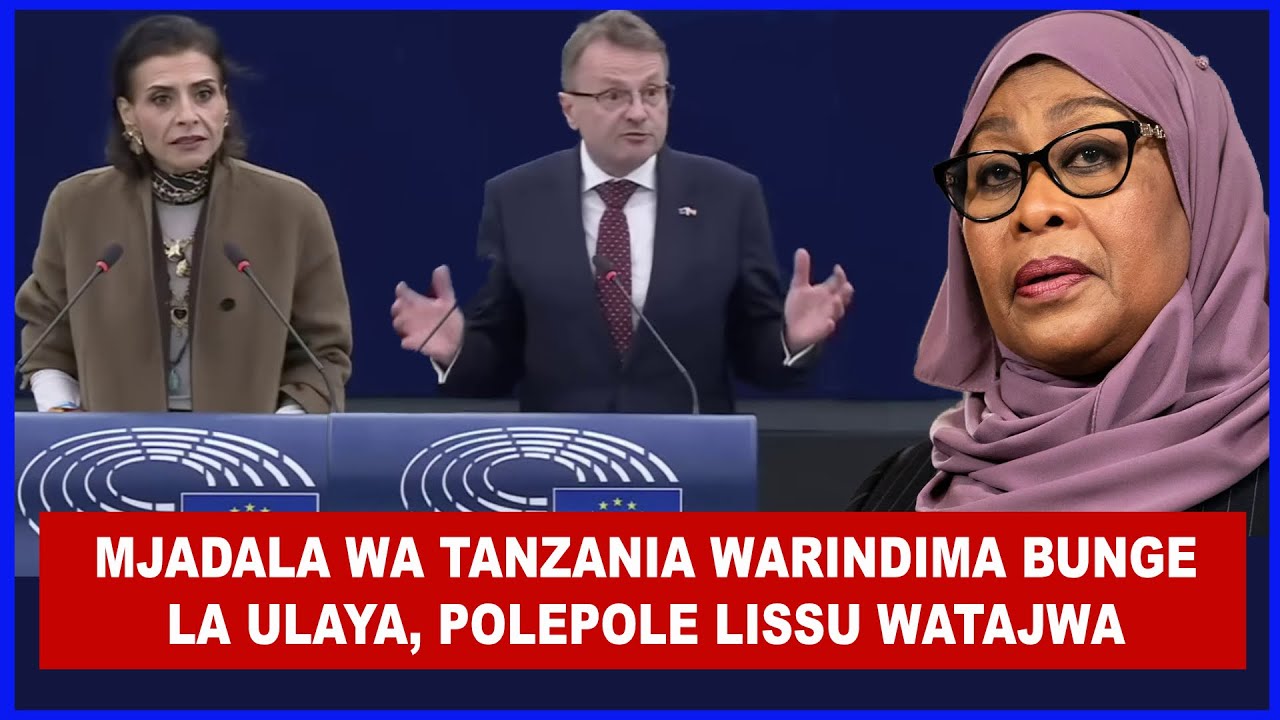 BREAKING: BUNGE LA ULAYA LACHAMBUA HALI TETE YA KISIASA NCHINI TANZANIA WATAJA UTEKAJI, MAUAJI