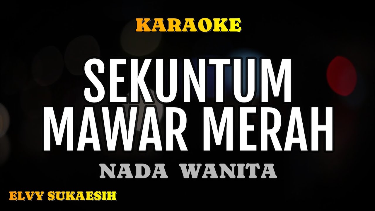 SEKUNTUM MAWAR MERAH KARAOKE (Elvy Sukaesih)