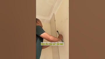 Thi công tấm ốp nhựa nano ốp tường cải tạo nhà cũ | Thi công tường nhựa nano #shots