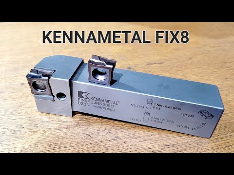 New Turning Tool | KENNAMETAL FIX8 | Heavy Duty Turning | CNC