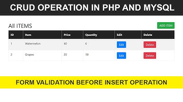 PHP CRUD APP | Form Validation in PHP #8