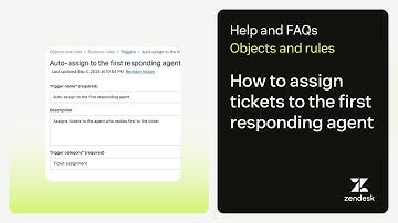 How to assign tickets to the first responding agent