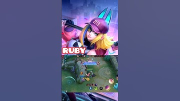 RUBY GAMEPLAY|#mobilelegends #mlbb #mlbbcreatorcamp #mlbbshorts #shorts #gaming #ruby
