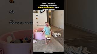 Top 5 Ranking The Funniest Baby Responses Ever (Jessica's magic edition)#usa#youtubeshorts