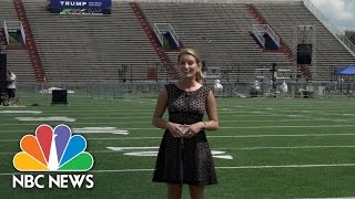Trump Campaign Expects 36,000 Supporters at Today's Rally  | Short Take | NBC News