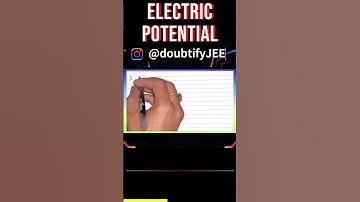 The electric potential between a proton and an electron is given by V = V₀ ln(r/r₀)...| Doubtify JEE