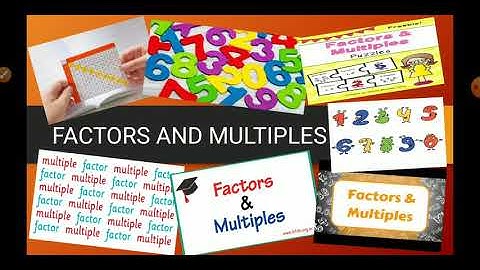 NCERT Maths Class 5,   Chapter - 6 (Be my multiple, I