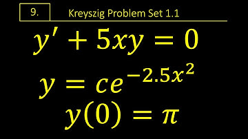 Kreyszig || Problem 1.1 Q10 | y