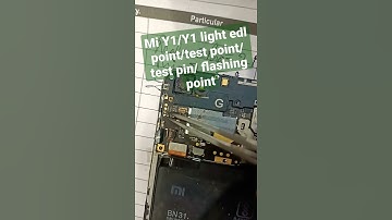Mi Y1/Y1 light edl point/test point/test pin/ flashing point
