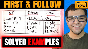 First and Follow in Compiler Design 🔥🔥
