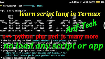 #python #c++ #termux 3 Learn Script Lang C++ Python Php js in Termux Tuttorial [noroot] on Android