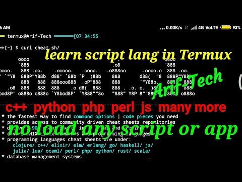 #python #c++ #termux 3 Learn Script Lang C++ Python Php js in Termux Tuttorial [noroot] on Android