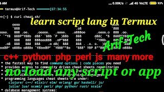 #python #c++ #termux 3 Learn Script Lang C++ Python Php js in Termux Tuttorial [noroot] on Android