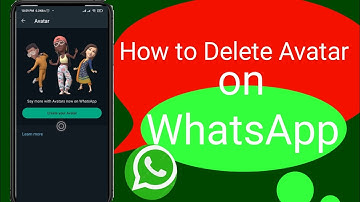 How to Delete Avatar on WhatsApp Update proses