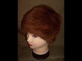 Вязаная шапочка из меха. Мастер-класс. Knitted hat with  fur. Tutorial.