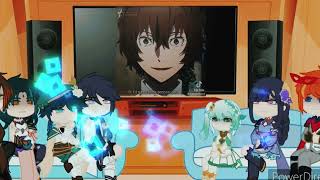 Genshin impact React to Aether As Dazai// genshin impact x bad// WonderClub