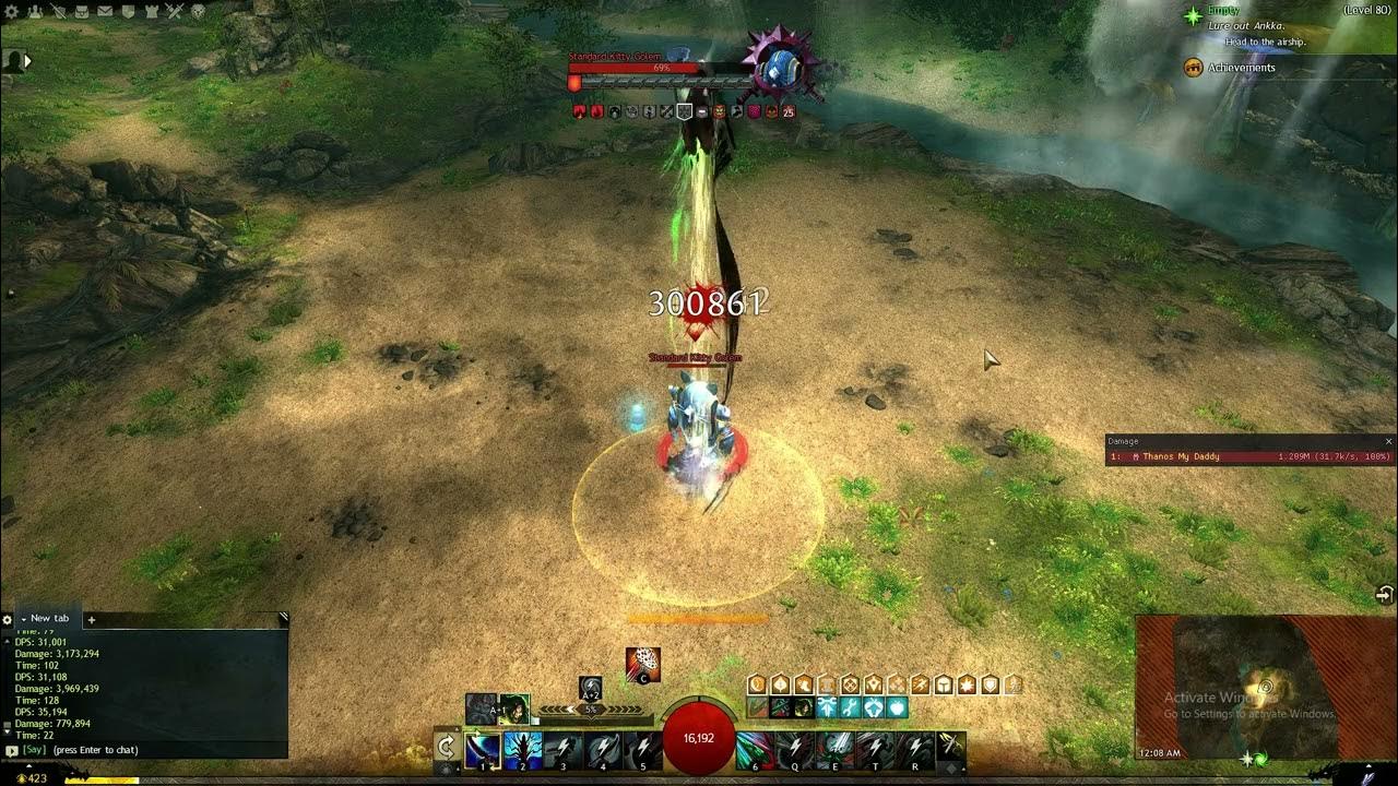 GW2 "AFK" Vindicator 31k with two buttons (No Weapon/Legend swap) [Outdated] YouTube