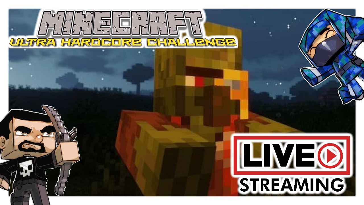 Ultra Hardcore Minecraft Challenge Mode Engaged! - YouTube