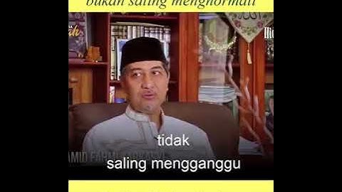 Toleransi Bukan Menghormati, Dr. Hamid Fahmy Zarkasih.