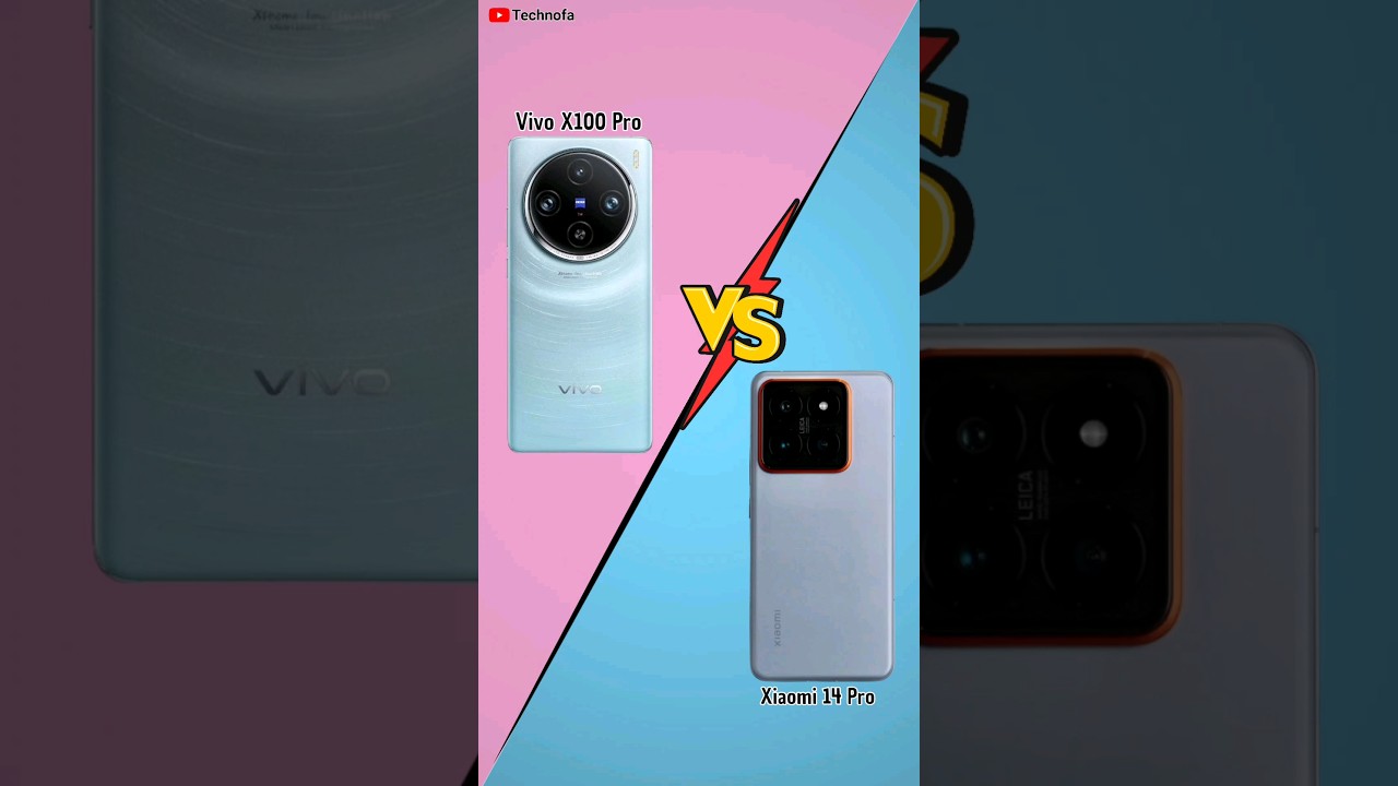 Display Comparison Of Vivo X100 Pro VS Xiaomi 14 Pro #specification #comparison #shorts #xiaomi