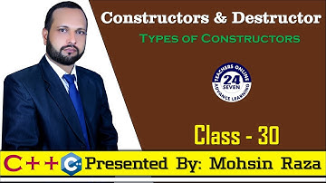 CS201 Short Lecture - 30 | VU Short Lecture | Constructors and Destructors in (Urdu / Hindi)