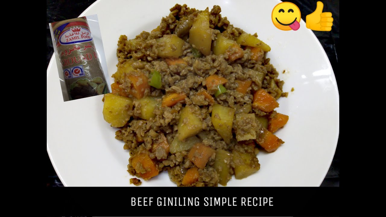 📍BEEF GINILING W/CARROTS & POTATO (SIMPLE RECIPE) BISAYA COOK YouTube