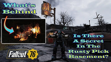Does The Rusty Pick Have Any Secrets In Its Basement? Fallout 76 Out Of Bounds!