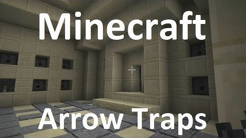 Minecraft - How to make Arrow Traps - Demonstration