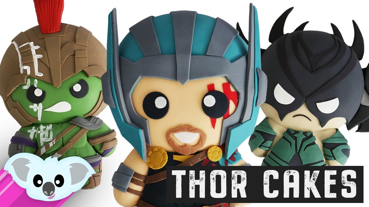 Торты по мотивам фильма «Тор: Рагнарёк» | ТОР, ХЕЛА И ХАЛК!
