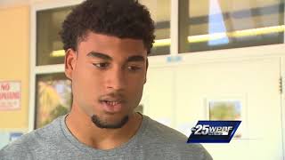 Local football players sign to college