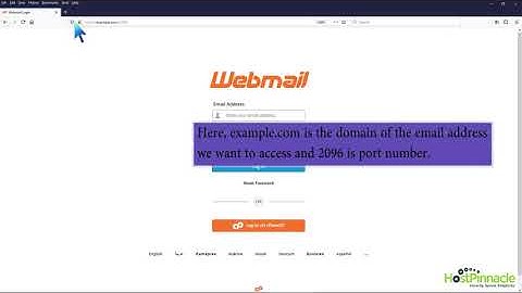 How to Access your Email Account from cPanel Webmail with HostPinnacle