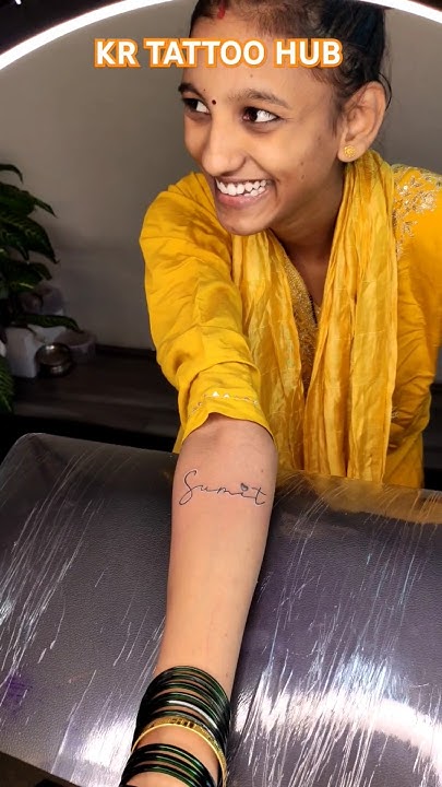  Beautiful name tattoo ️#tattoo #tattoos #tattooartist #viralvideo # ...