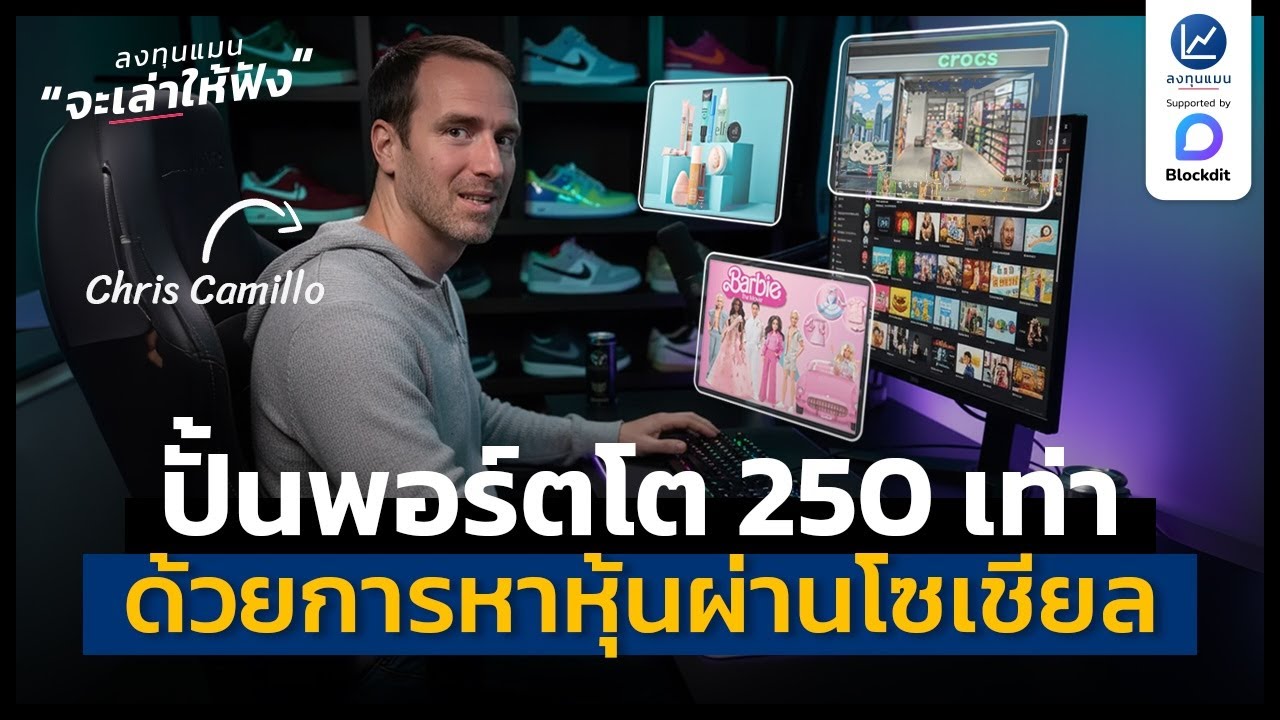 กรณีศึกษา Chris Camillo ปั้นพอร์ตโต 250 เท่า ด้วยการหาหุ้นผ่านโซเชียล | ลงทุนแมนจะเล่าให้ฟัง