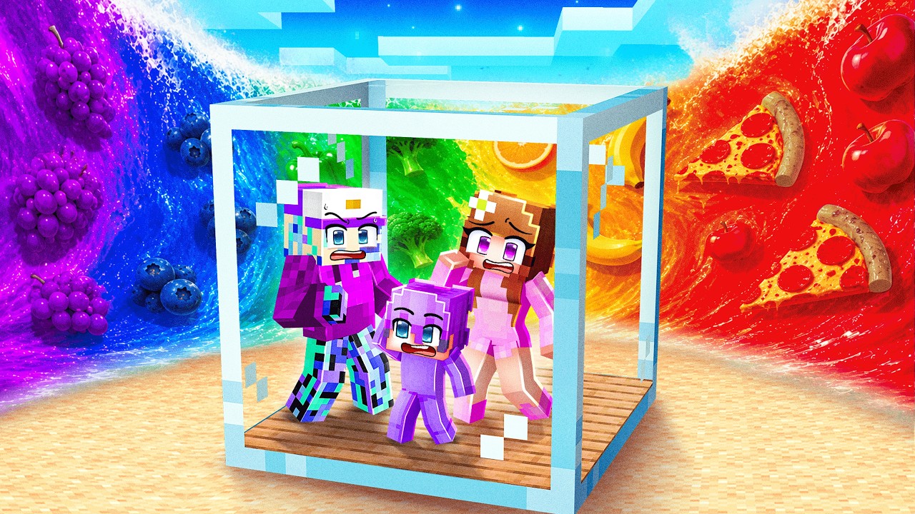 FOOD TSUNAMI vs Doomsday Bunker in Minecraft!